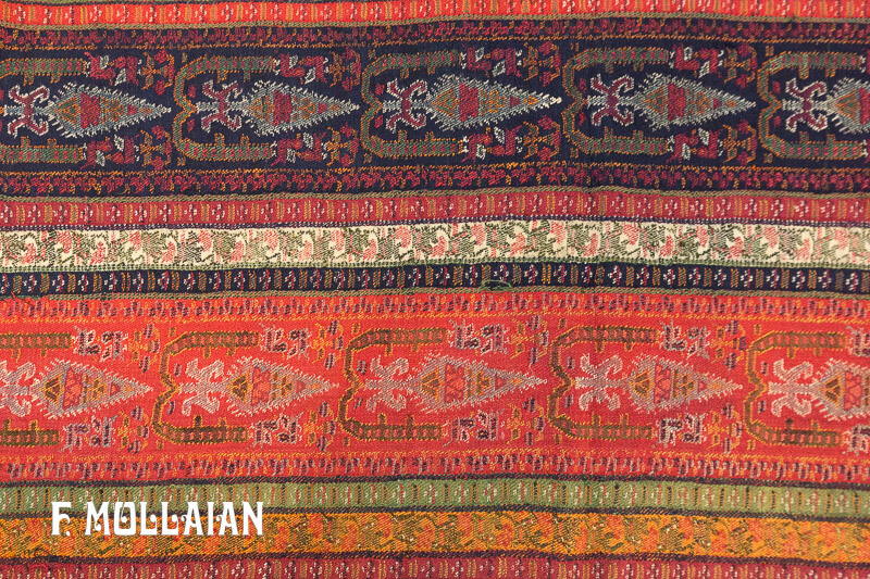 Antique Kerman Persian Textile n°:98380981